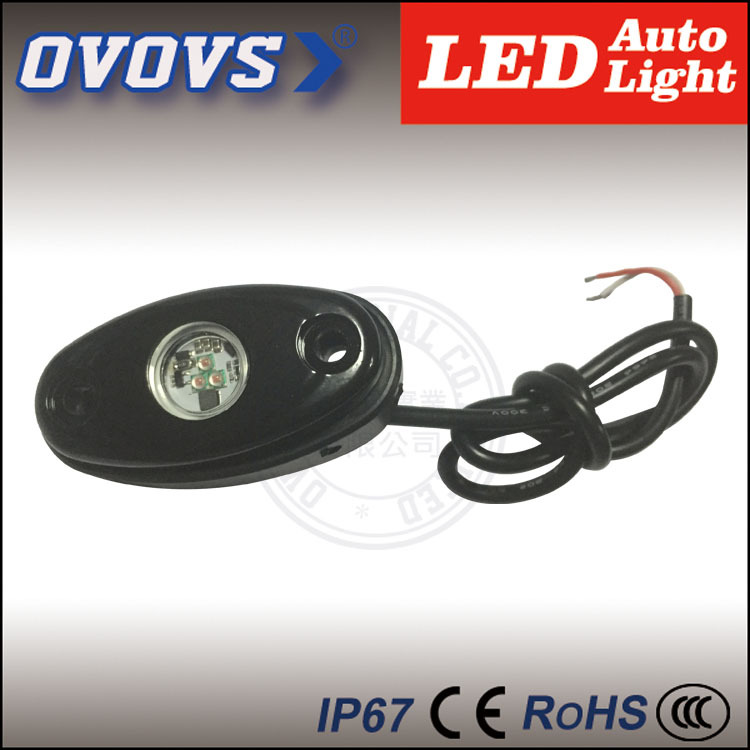Roca OVOVS Impermeable Mini 2 ''9 W LED Luz auto Led Bajo Luces Del Coche para el Carro Auto J-EEP Off carretera 4x4
