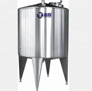 ZT ISO9001 CE 2020 best quality 304 and 316L stainless steel china suppliers jacket water storage tank with wheels