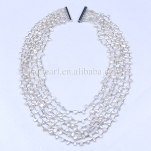 Collar <span class=keywords><strong>de</strong></span> joyería <span class=keywords><strong>de</strong></span> perlas para novia, indio - Product Image 5