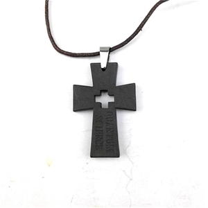 Liontin Salib Hitam Desain Kristus Liontin Kuantum Skalar Energi - Product Image 1