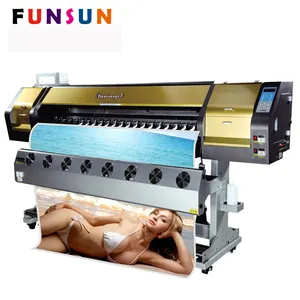 1.8m 1440dpi flach bett uv drucker hybrid uv drucker