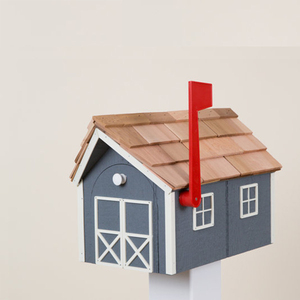 Boîte <span class=keywords><strong>aux</strong></span> <span class=keywords><strong>lettres</strong></span> en bois de style grange, utilisée largement, pour l'extérieur - Product Image 4