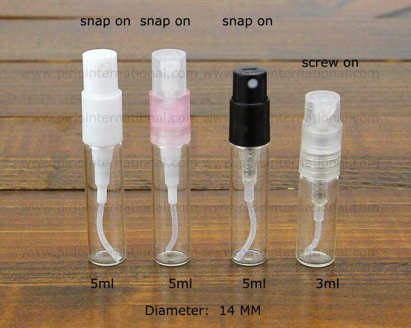 Small glass sample vial/bottle test/promotion 1ml 2ml 3ml 5ml - Main Image