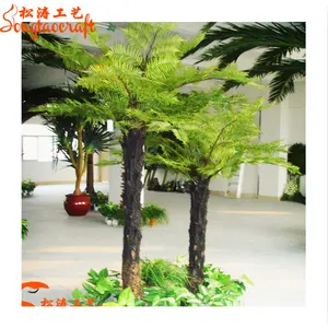 Guangzhou supplier cheap price evergreen royal fern palm tree plants in dubai for sale leaves and branches garden decor