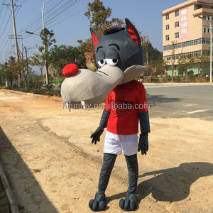 Costume da Mascotte <span class=keywords><strong>Divertente</strong></span> di Grande Lupo Cartoon di Funtoys - Product Image 5