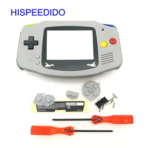 Özelleştirilmiş gri SNES sınırlı sayıda konut kabuk düğmeleri ekran Len Nintendo Gameboy Advance GBA kılıfı