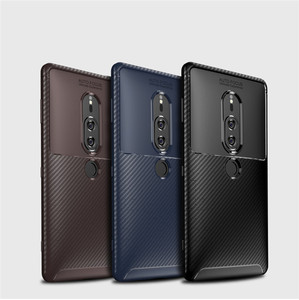 Nouveau design Autofocus en fiber de carbone TPU couverture de téléphone portable pour <span class=keywords><strong>Sony</strong></span> <span class=keywords><strong>Xperia</strong></span> <span class=keywords><strong>XZ2</strong></span> Premium - Product Image 4