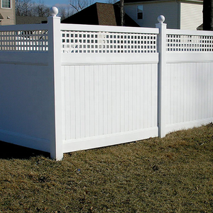 Chất lượng cao giá rẻ đen PVC vườn riêng tư lưới hàng rào tấm - Product Image 2