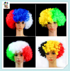 Parrucche sintetiche <span class=keywords><strong>da</strong></span> <span class=keywords><strong>Clown</strong></span> Mullet <span class=keywords><strong>da</strong></span> uomo con colori arcobaleno HPC-1180 - Product Image 4