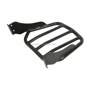 Sissy Bar avec dossier conique et porte-bagages arrière pour Harley Softail Fat Boy 07-17 XF2906A02-B Noir Pièces de <span class=keywords><strong>moto</strong></span> - Product Image 6