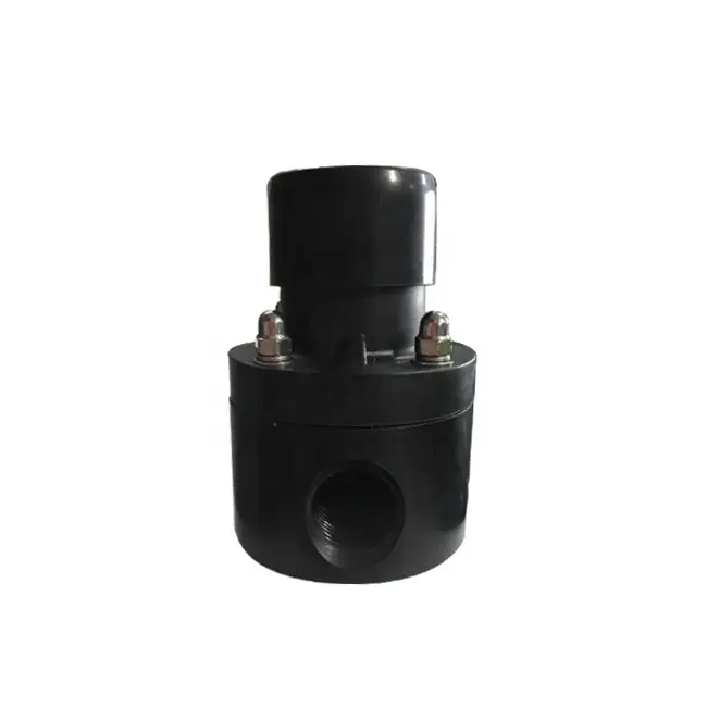 pvc material used for dosing pump pipe back pressure regulator valve