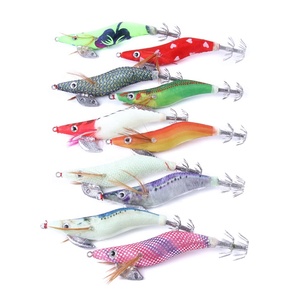Nuovo stile pesca esche luminose <span class=keywords><strong>calamari</strong></span> Jigs con 2.5 #,3.0 #,3.5 # Hook 10 pz/borsa - Product Image 2