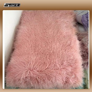 Tibetano ricci Pelliccia di Agnello piastre/mongolian capelli lunghi pelle di capra Pelliccia - Product Image 5