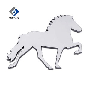 ABS personalized horse letter 3D logos badge emblem car sticker - Product Image 2