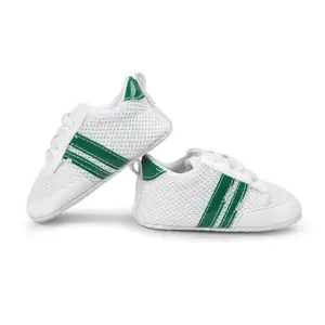 봄 Green 아장 Basic 선 Baby Sneakers 면 Mesh Unisex 침대 크롤 링 테니스 Shoes Prewalker