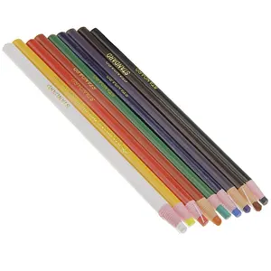 剥离与光滑的表面玻璃/瓶子/木材兼容的 dermatograph 铅笔类型和自动蜡铅笔着色