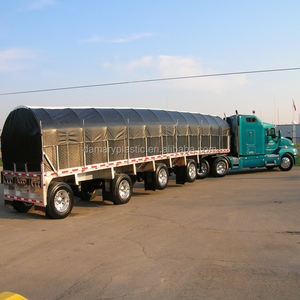 Rideau industriel enduit en <span class=keywords><strong>PVC</strong></span> de couverture du camion 900gsm avec antistatique et occultant pour le transport - Product Image 6