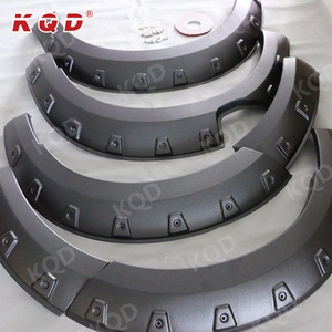 High strength 4x4 pcs Black universal ABS plastic wheel arch fender flares for navara np300 2015 - Product Image 1