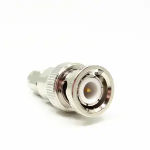 Vernikkeld Bnc Mannelijk Naar Sma Male Rf Adapter Connector