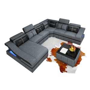 Set gambar <span class=keywords><strong>Sofa</strong></span> <span class=keywords><strong>Model</strong></span> baru ruang tamu dengan bagian desain terbaru Jerman - Product Image 4