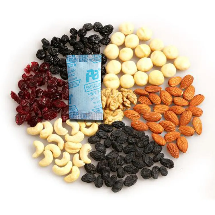 new product walnut packet use 1g Silica gel Desiccant transparent silica gel 1-3mm food grade High moisture absorption