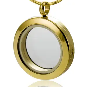 Medalhão flutuante magnético, medalhão de vidro da foto para fazer corrente do colar