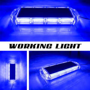 Dc12v 24V xoay Strobe hổ phách Led Mini Đèn cảnh báo lightbar với cơ sở từ tính - Product Image 5