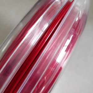 Cordage de tennis ONLYLONG <span class=keywords><strong>R6</strong></span> en polyester 18G 1,16 mm, calibre de puissance, confort hybride, pleine couverture, 200 m, rouge, durable, aides à l'entraînement - Product Image 2