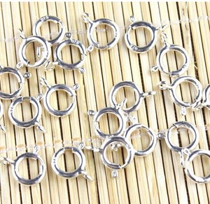 Chiusura <span class=keywords><strong>a</strong></span> <span class=keywords><strong>Molla</strong></span> in Argento Sterling 925 di Alta Qualità per Gioielli Fai-da-Te, 5mm 6mm 7mm 8mm - Product Image 6
