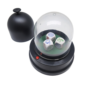 Gobelet à secouer électrique automatique pour <span class=keywords><strong>dés</strong></span> avec boîte colorée, <span class=keywords><strong>dés</strong></span> à tirer pour restaurant ou hôtel, jouets tendance - Product Image 4