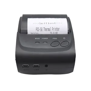 Mini Thermische Printer 58Mm Blue Tooth Thermische Printer Draagbare Mobiele Printer Android Ios