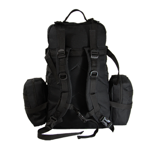 Mochila Táctica de Asalto de 40L, Impermeable, para Camping y Senderismo, Grande, Negra, Combinada, de Poliéster 600D, con Cierre de Cremallera y Hebilla, Arqueada - Product Image 3