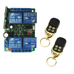 4 channel wireless rf remote control switch 12V low consumption high efficiency receiver board