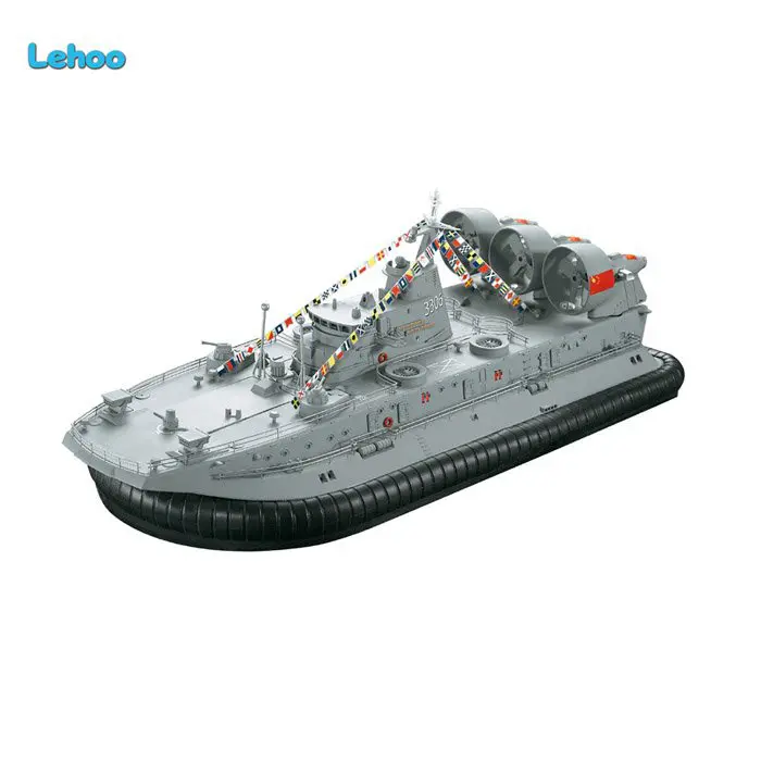 Hot Toys from China 1:110 Scale 3CH 2.4G RC Amphibious Hovercraft ZUBR-Class LCAC big size rc boat for sale