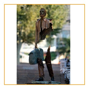 Estatua artística de metal de tamaño real para jardín, escultura de <span class=keywords><strong>bailarina</strong></span> de ballet de bronce - Product Image 4