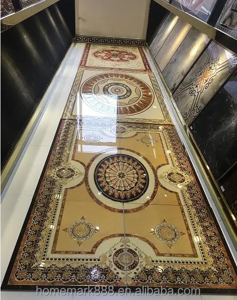 1800X1200Mm Đánh Bóng Crystal Ceramic Carpet Tile Đối Với Trang Trí Sàn