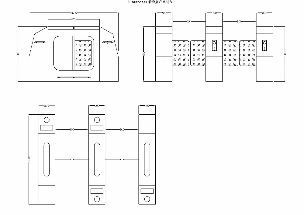 Access Control Security Gate Handicap Support Oem Swing Turnstile Gate Swing Barrier