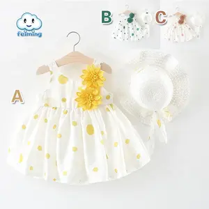 New Arrival Factory Design Summer Cute Kids Clothing Dress Cotton Baby Girl Dress