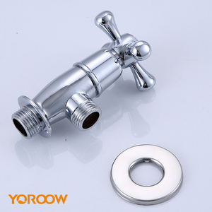 Largement Utilisé de zinc croix <span class=keywords><strong>poignée</strong></span> deux façon angle <span class=keywords><strong>arrêt</strong></span> clapet - Product Image 2