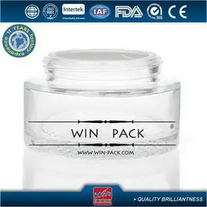 Prezzo basso di vendita calda trasparente di vetro esagonale honey jar