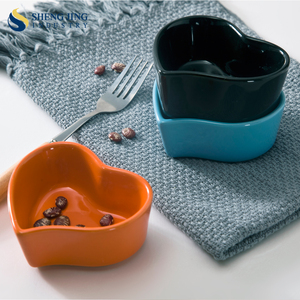 Moules de cuisson en <span class=keywords><strong>céramique</strong></span>, en forme de cœur, résistant aux hautes températures, ustensile de cuisine - Product Image 5