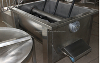 Máquina escaldadora de pollos modelo pequeño, maceta, línea de matadero de pollos