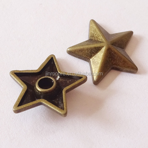 Laiton Antique Étoile <span class=keywords><strong>Rivet</strong></span> Pour Vélo Nailheads <span class=keywords><strong>Maroquinerie</strong></span> - Product Image 3