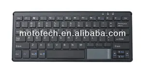mini recarregável bluetooth teclado com touchpad