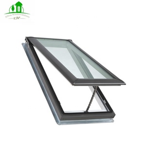 Écran automatique insonorisé en alliage d'aluminium à verre simple/double en métal durable noir, boîte en bois en acier inoxydable verticale - Product Image 6