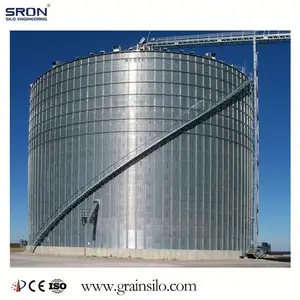 Tempat Penyimpanan Tepung Baja Silo Gandum untuk Penyimpanan Tepung Silo Mesin Pakan Penyimpanan Gandum Baja Silo