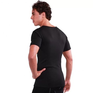 Maglietta da uomo calda termo in Neoprene dimagrante per bruciare i <span class=keywords><strong>grassi</strong></span> dello stomaco per allenamenti a casa e Suit-BS-13 per Sauna - Product Image 3