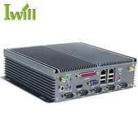 Ordinateur monocarte X86 IBOX-206 J1900 Mini PC sans ventilateur avec port série parallèle