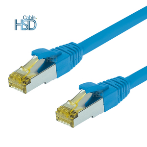 1 قدم 3 قدم 50 قدم أبيض Cat6a SFTP STP كابلات التصحيح رقيقة 24awg RJ45 موصل UTP درع 6 بوصة سعر مواصفات Cat6a التصحيح الحبل