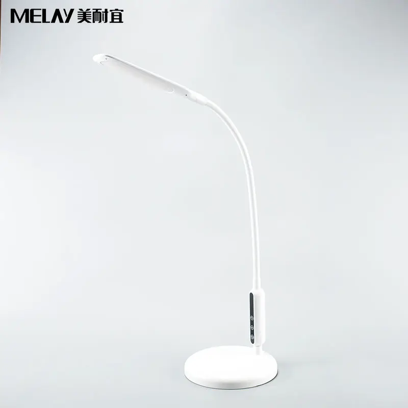 Modern Office Lighting Flexible Touch Control Dimmable LED Table Lamp With Swing Arm